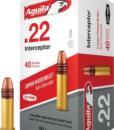 Aguila Ammunition Interceptor .22 LR 40-Grain Rimfire Ammunition