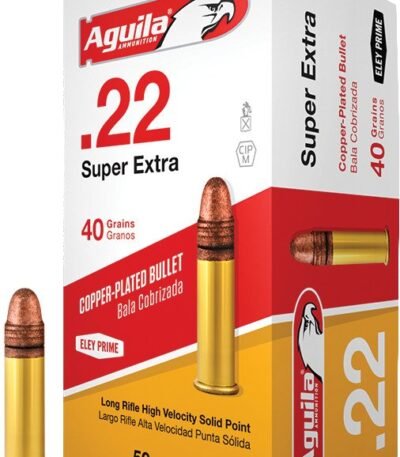 Aguila Ammunition LR High Velocity .22 40-Grain Rimfire Ammunition - 50 Rounds