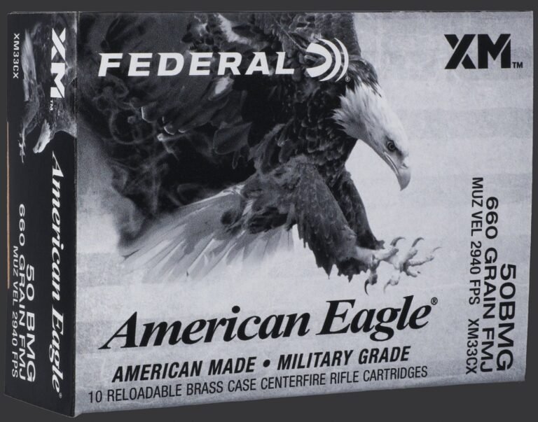 American Eagle .50 BMG 660-Gain Ammunition - 10 Rounds