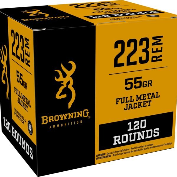 Browning .223 Rem Full Metal Jacket Ammunition