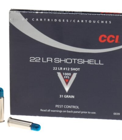 CCI® .22 LR 31-Grain Rimfire Handgun Shotshells - 20 Rounds