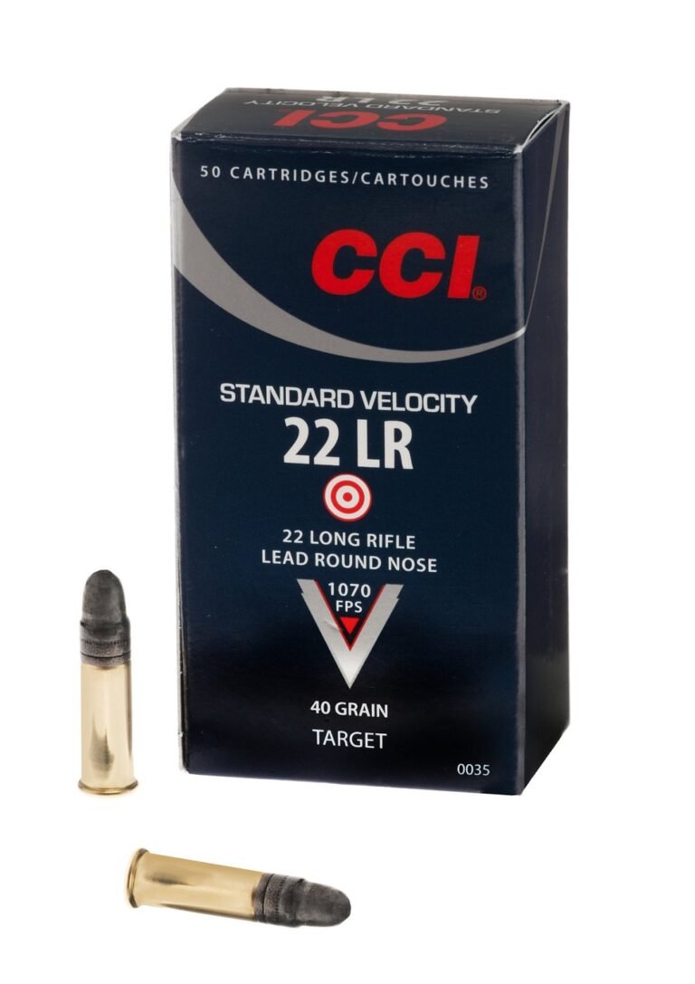 CCI Standard Velocity .22 LR Caliber 40-Grain Rimfire Ammunition - 50 Rounds