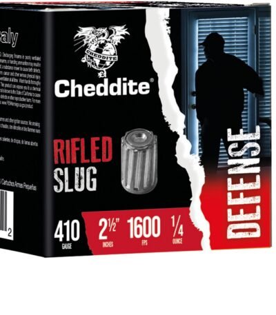 Cheddite Defense .410 Bore Rifled Slug Shotshells - 25 Rounds