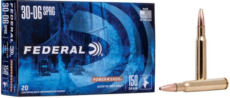 Federal Premium Ammunition Power-Shok .30-06 Springfield 150-Grain Centerfire Rifle Ammunition