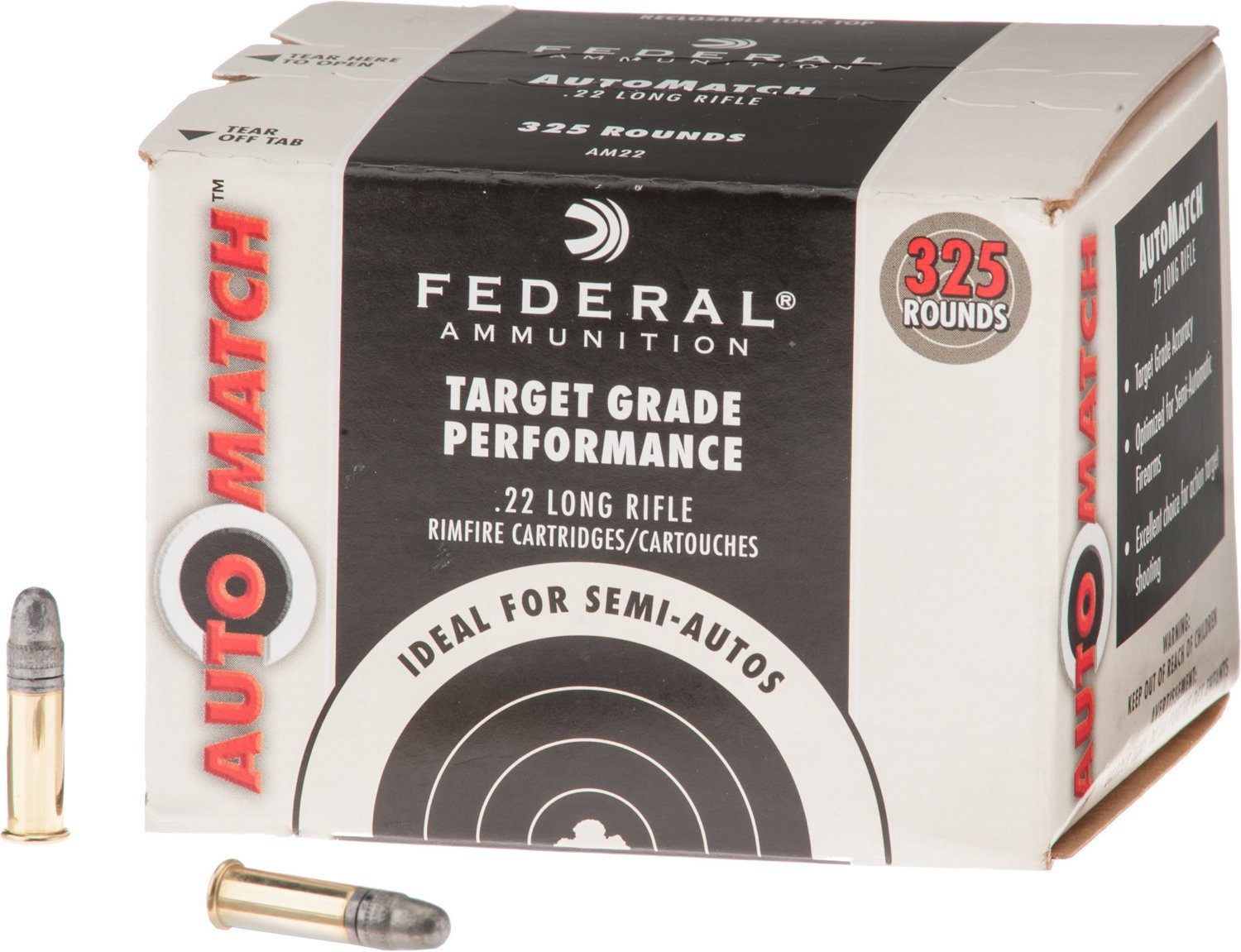 Federal Premium Champion AutoMatch .22 LR 40-Grain Rimfire Ammunition - 325 Rounds