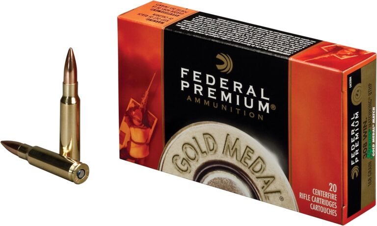 Federal Premium Gold Medal .308 Winchester 175-Grain Centerfire Rifle Ammunition - 20 Rounds