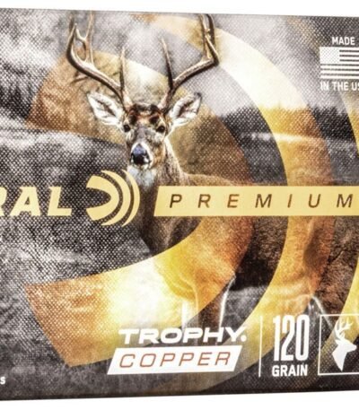 Federal Premium Trophy Copper 6.5 Creedmoor 120-Grain Centerfire Rifle Ammunition