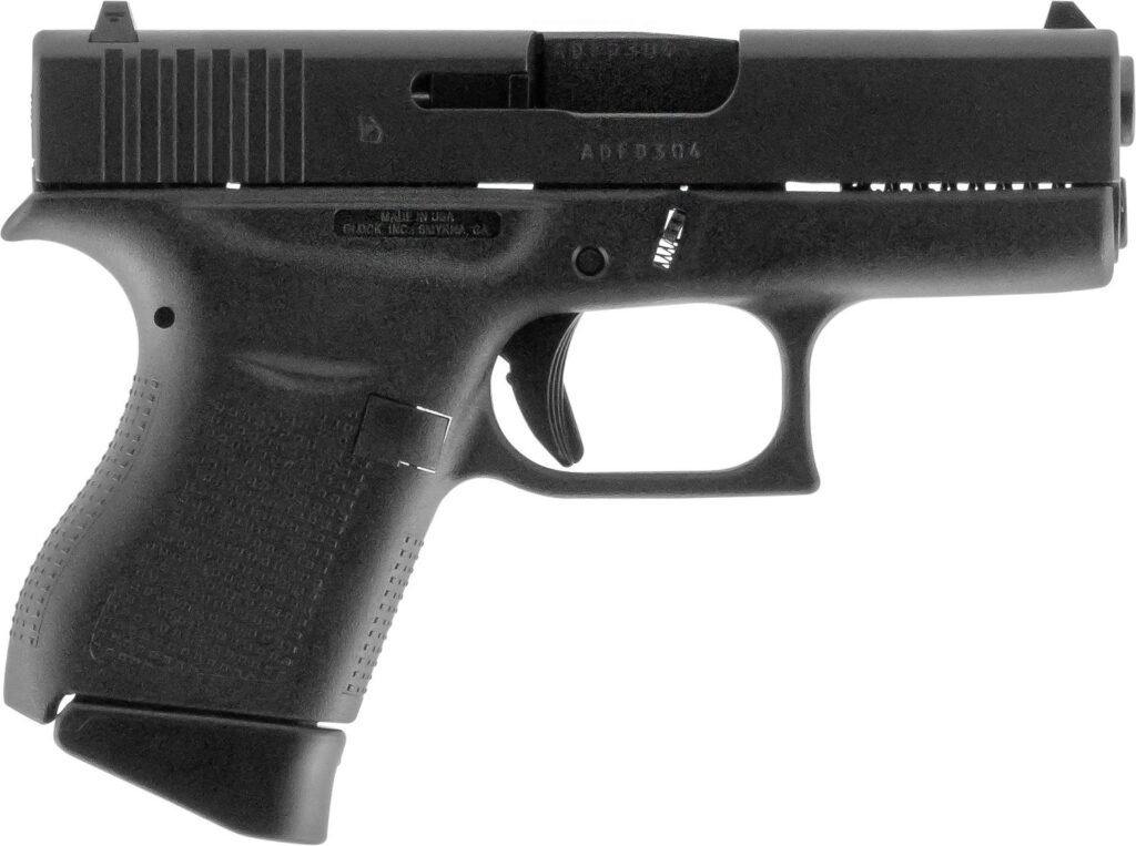 GLOCK G43 9mm Semiautomatic Pistol