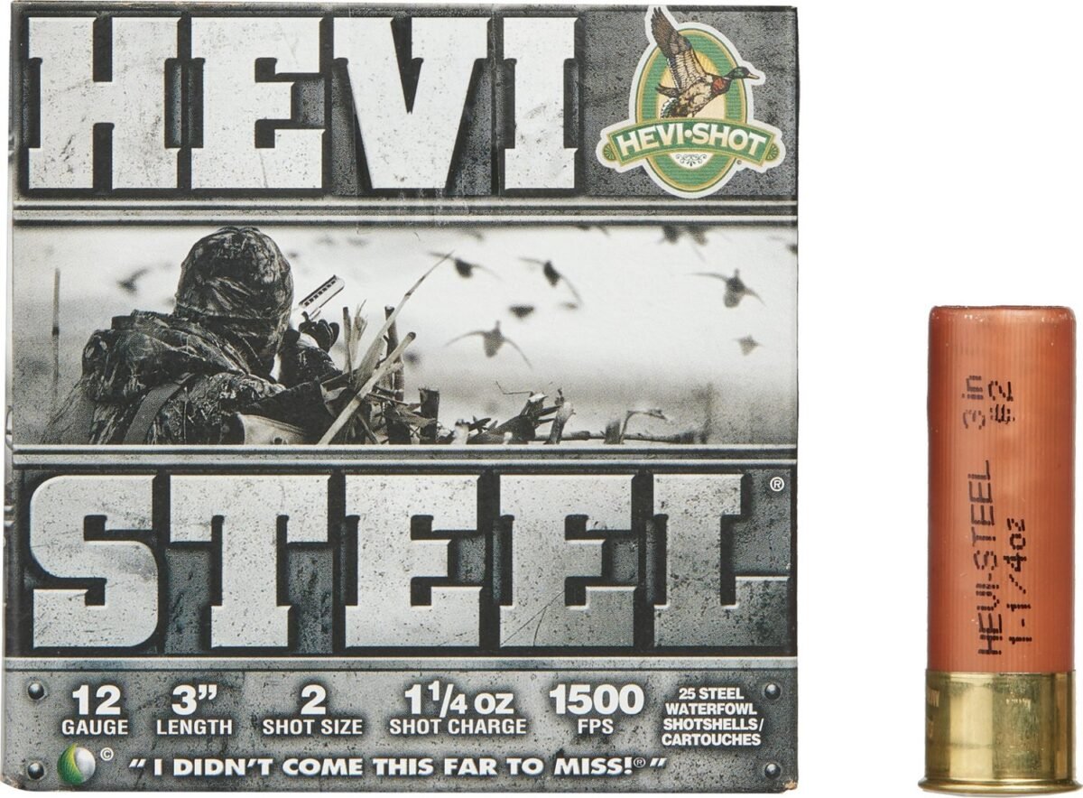 HEVI-Shot HEVI-Steel 12 Gauge Shotshells - 25 Rounds