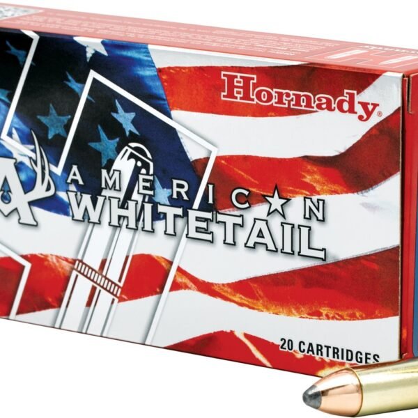 Hornady American White Tail 450 Bushmaster 245-Grain Interlock Rifle Ammunition - 20 Rounds