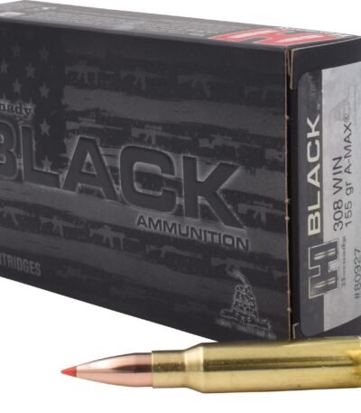 Hornady Black 308 Winchester 155-Grain A-MAX Rifle Ammunition - 20 Rounds