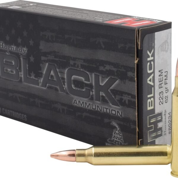 Hornady BLACK™ FMJ .223 Remington 62-Grain Rifle Ammunition - 20 Rounds