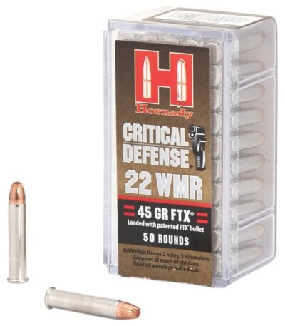 Hornady Critical Defense .22 Magnum 45-Grain Ammunition