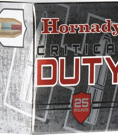 Hornady Critical Duty 9mm +P Luger 124-Grain FlexLock Ammunition - 25 Rounds