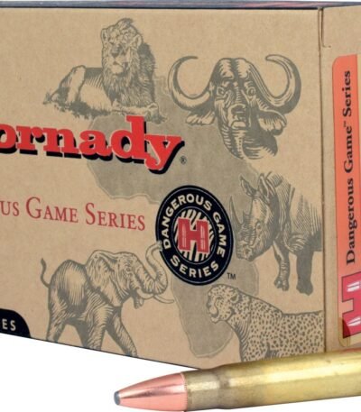 Hornady Dangerous Game .375 H&H Magnum 270-Grain Centerfire Rifle Ammunition