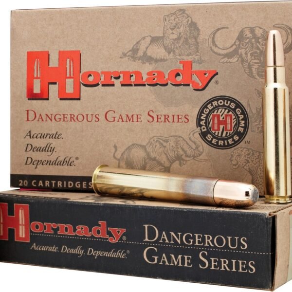 Hornady Dangerous Game 500 Nitro Express 570-Grain Rifle Ammunition - 20 Rounds