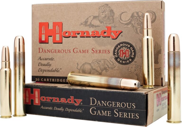 Hornady Dangerous Game 500 Nitro Express 570-Grain Rifle Ammunition - 20 Rounds