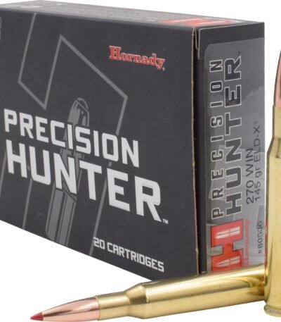 Hornady ELD-X Precision Hunter .270 Win 145-Grain Rifle Ammunition - 20 Rounds