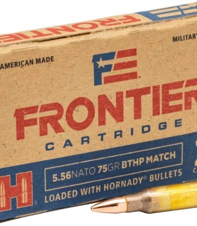 Hornady Frontier 5.56 NATO 75-Grain BTHP Match T2 Rifle Ammunition - 20 Rounds