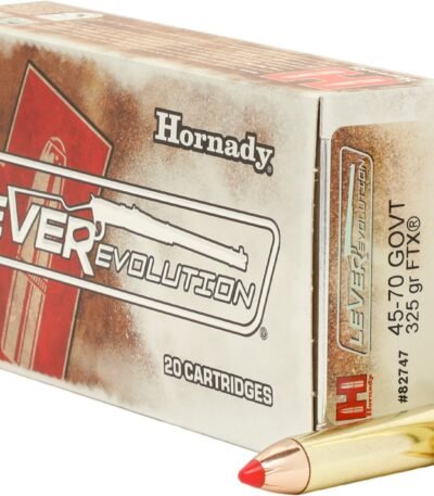 Hornady FTX LEVERevolution .45-70 Government 325-Grain Rifle Ammunition - 20 Rounds