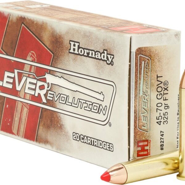 Hornady FTX LEVERevolution .45-70 Government 325-Grain Rifle Ammunition - 20 Rounds