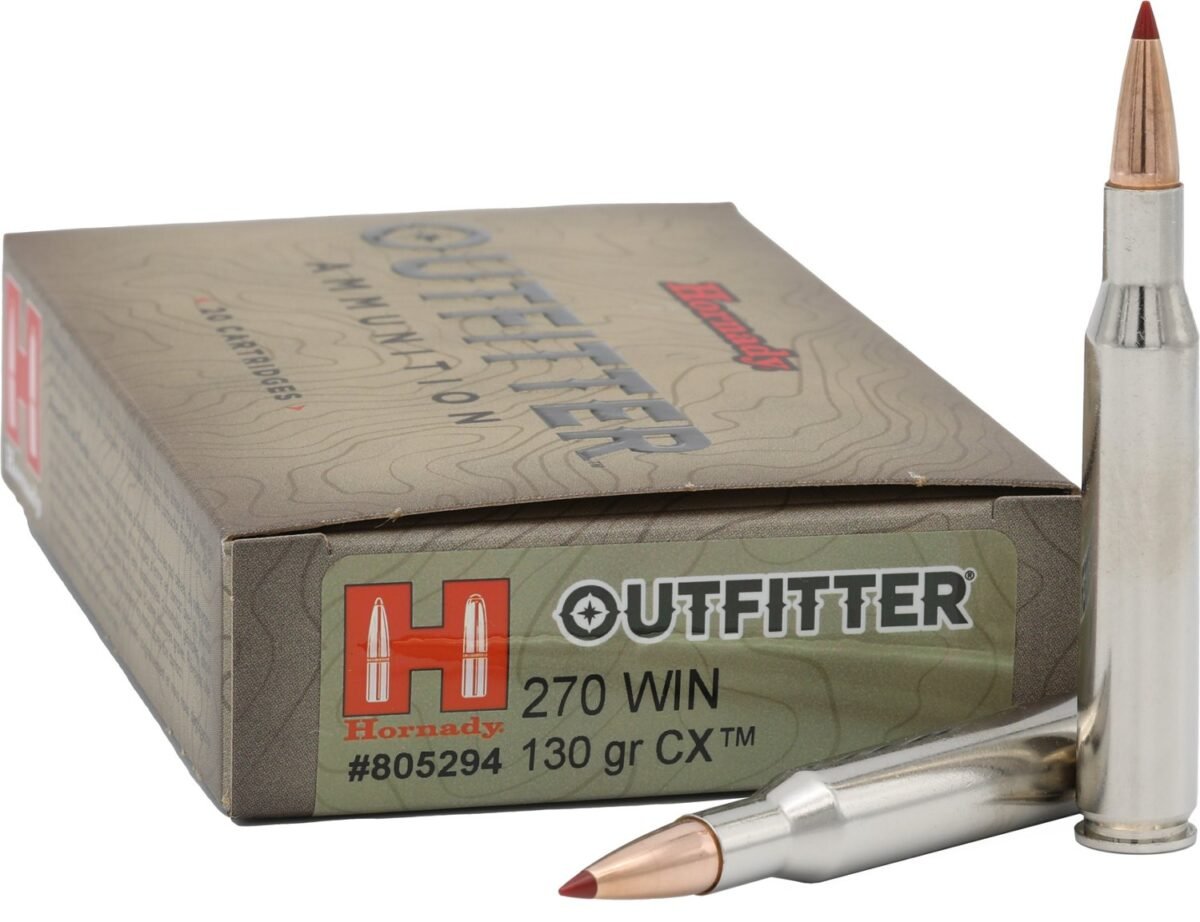 Hornady GR CX OTF .270 Winchester 130-Grain Ammunition - 20 Rounds