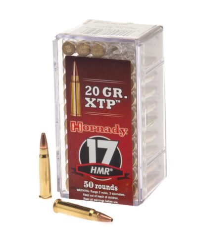 Hornady HP XTP .17 HMR 20-Grain Rimfire Rifle Ammunition - 50 Rounds