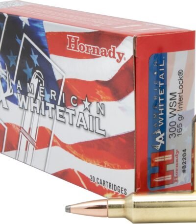 Hornady InterLock American Whitetail .300 WSM 165-Grain Rifle Ammunition