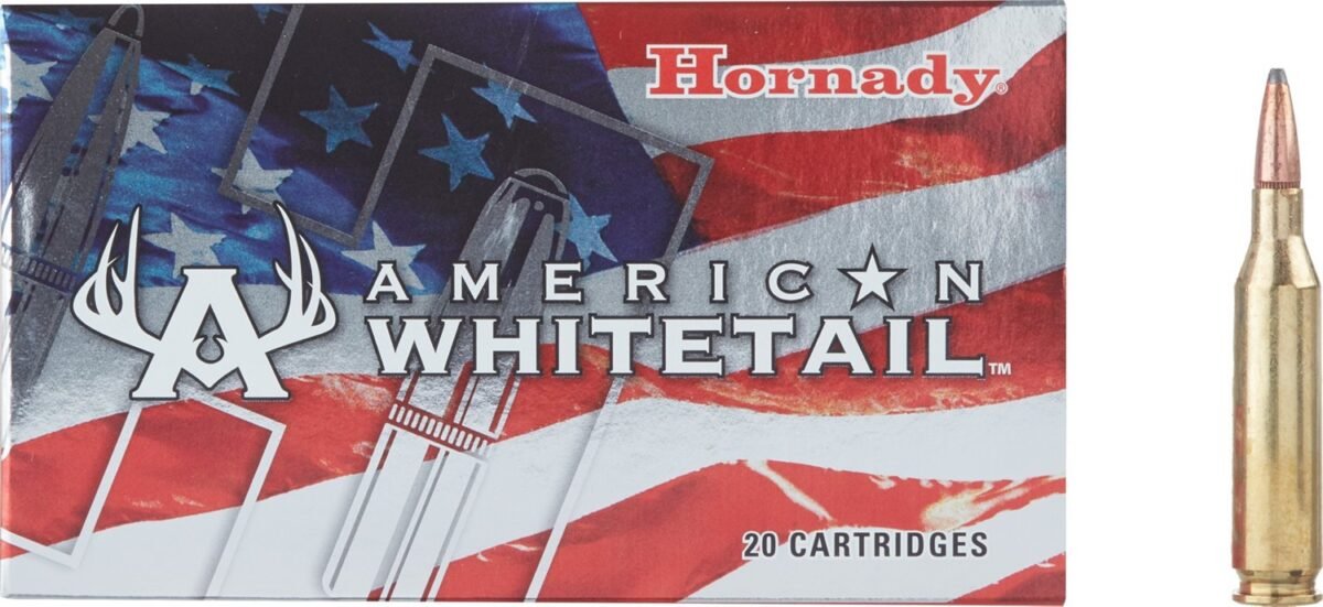 Hornady InterLock BTSP American Whitetail .243 Win 100-Grain Centerfire Rifle Ammunition - 20 Rounds