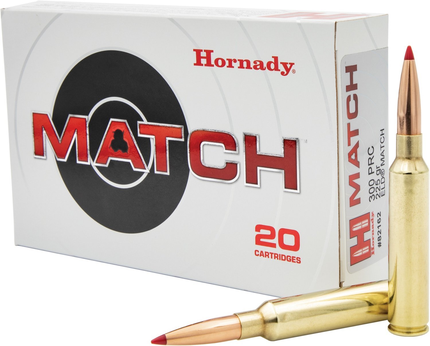 Hornady Match 300 PRC 225-Grain ELD Rifle Ammunition - 20 Rounds