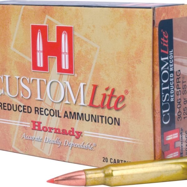 Hornady SST® Custom Lite® .30-06 Springfield 125-Grain Centerfire Rifle Ammunition - 20 Rounds