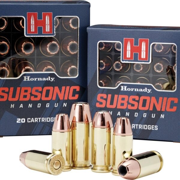 Hornady Subsonic Pistol Ammunition - 25 Rounds