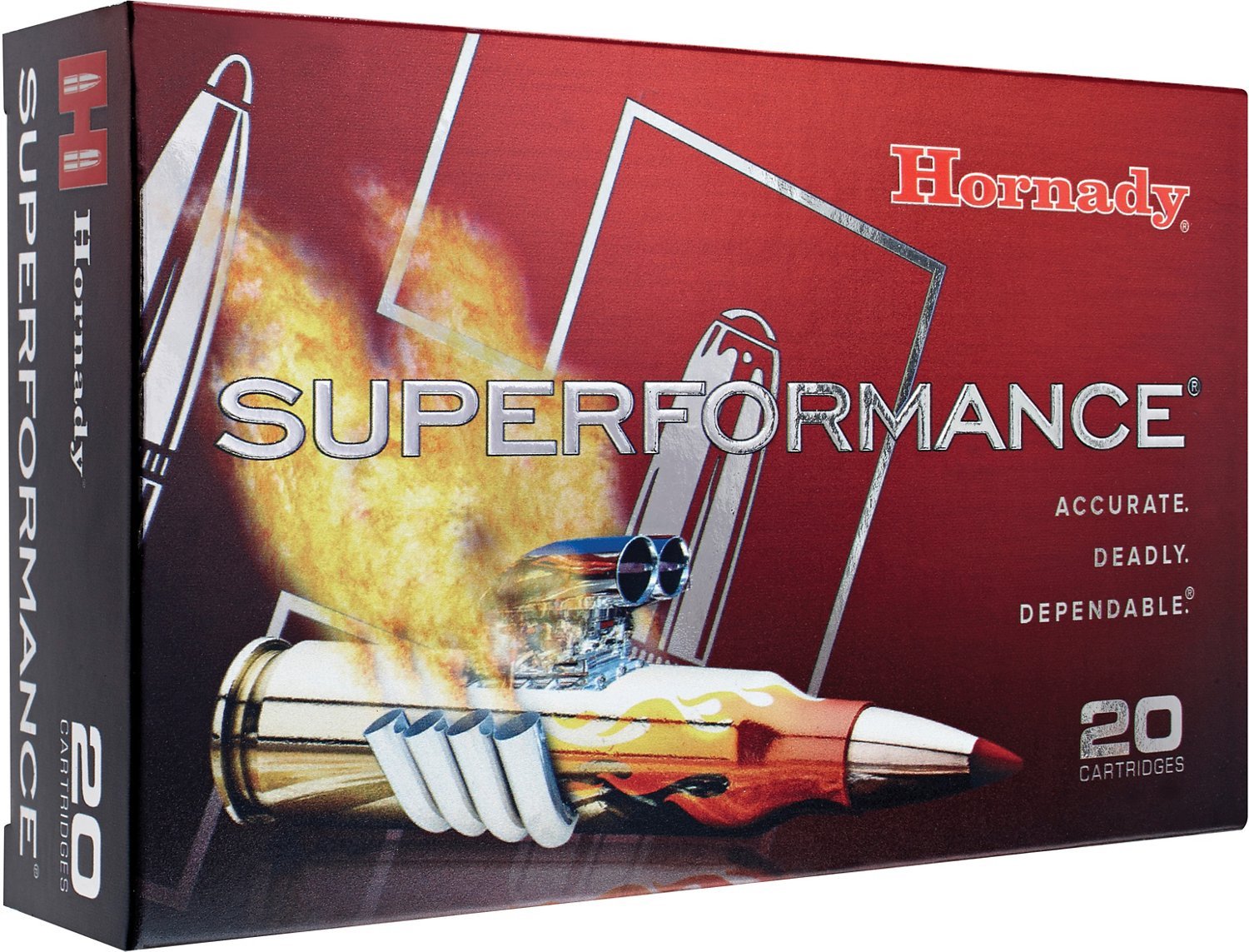 Hornady Superformance SST .300 Win Mag 180-Grain Rifle Ammunition - 20 Rounds