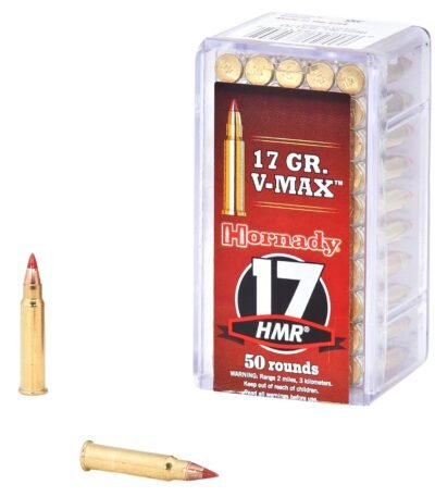 Hornady V-MAX .17 HMR 17-Grain Rimfire Ammunition - 50 Rounds