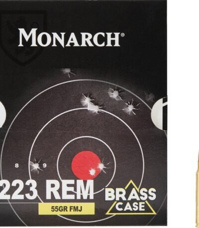 Monarch .223 Remington 55-Grain Full Metal Jacket Centerfire Rifle Ammunition - 100 Rounds