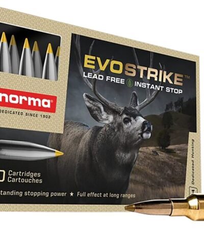Norma USA Evostrike Polymer Tip Boat Tail 6.5 Creedmoor 93-Grain Centerfire Rifle Ammunition - 20...