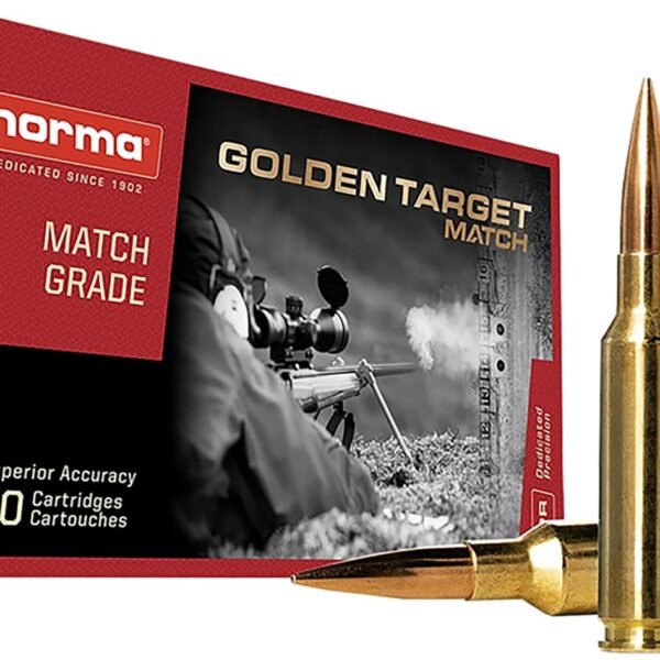 Norma USA Golden Target 6.5 Creedmoor 130-Grain Ammo - 20 Rounds
