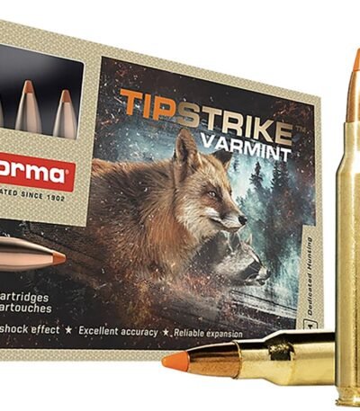 Norma USA Varmint Polymer Tip 223 Remington 55-Grain Centerfire Rifle Ammunition - 20 Rounds