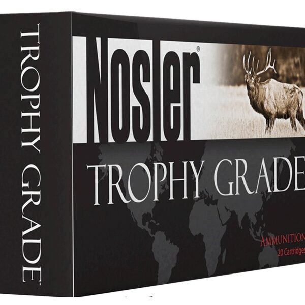 Nosler Custom Trophy Grade .338 Lapua Magnum 300-Grain Centerfire Rifle Ammunition