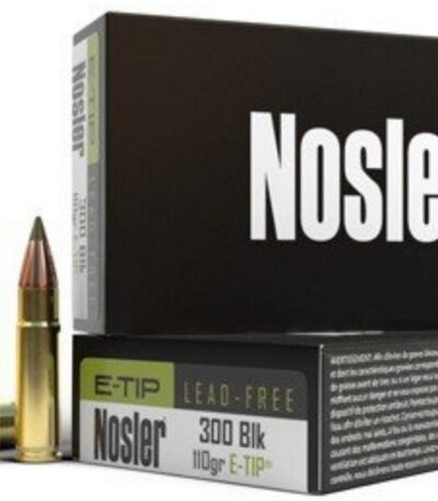 Nosler E-Tip Rifle Ammunition
