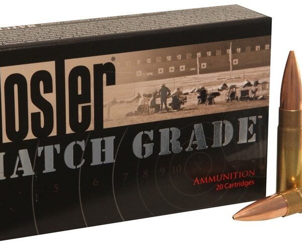 Nosler Match Grade Custom Competition 7.62 x 35mm 220-Grain Centerfire Rifle Ammunition