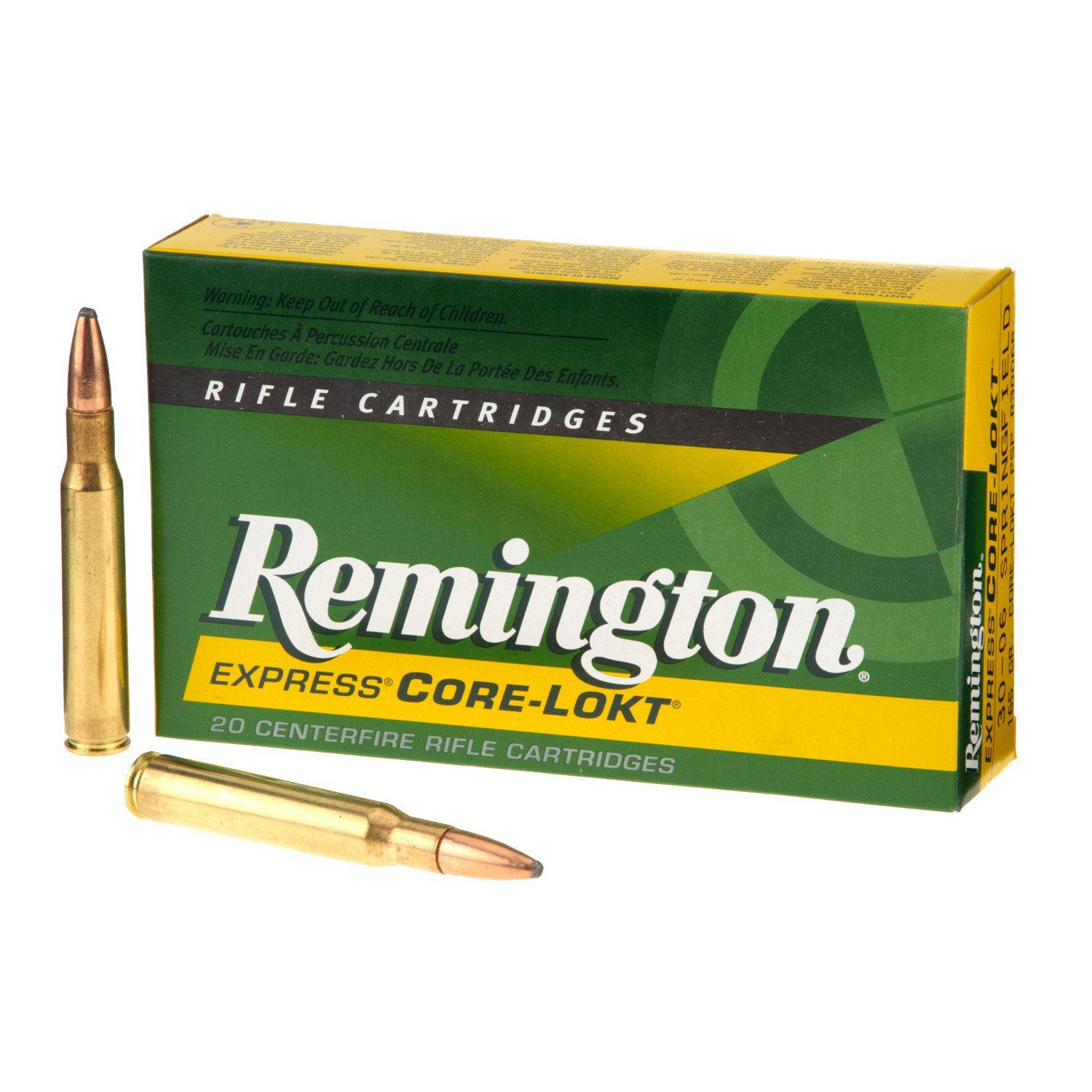 Remington Core-Lokt .30-06 Springfield 165-Grain Centerfire Rifle Ammunition - 20 Rounds