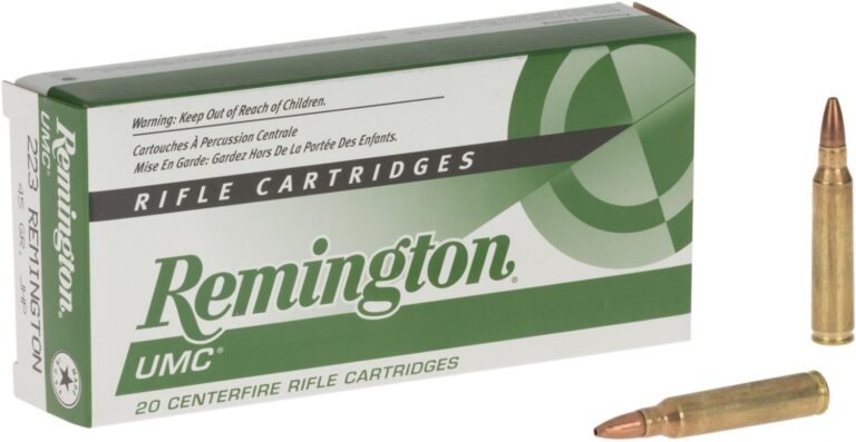 Remington UMC .223 Remington 45-Grain Rifle Cartridges