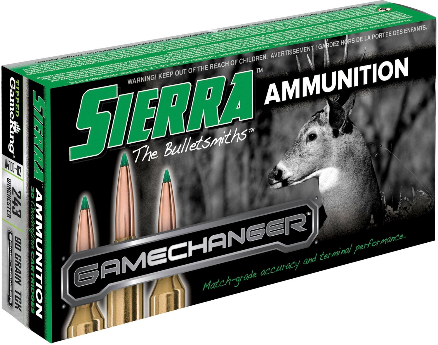 Sierra GameChanger .243 Winchester 90-Grain Rifle Ammunition