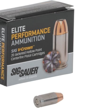 SIG SAUER Elite V-Crown .380 ACP 90-Grain Centerfire Ammunition - 20 Rounds