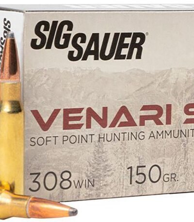 SIG SAUER Venari .308 Winchester 150-Grain Soft Point Ammunition - 20 Rounds