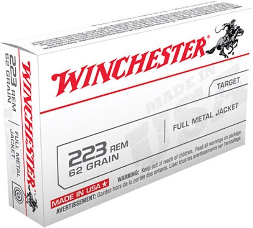 Winchester Best Value USA .223 Remington 62-Grain FMJ Centerfire Rifle Ammunition