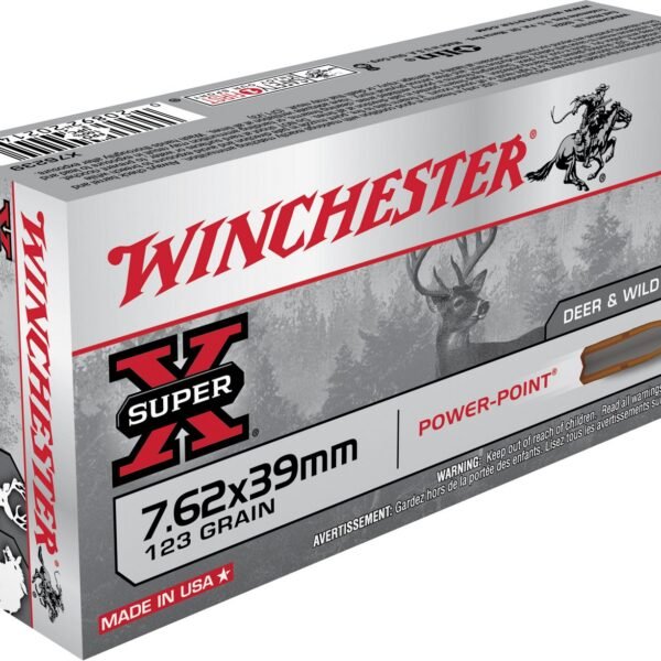 Winchester Hog Special 7.62 x 39mm 123-Grain Centerfire Rifle Ammunition