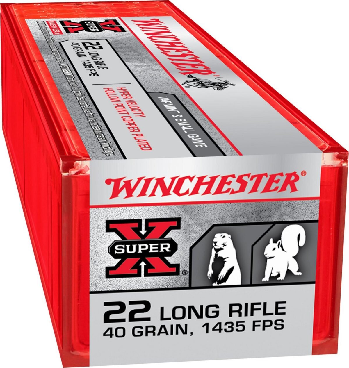 Winchester Hyper Speed HP .22 LR 40-Grain Rimfire Ammunition - 100 Rounds