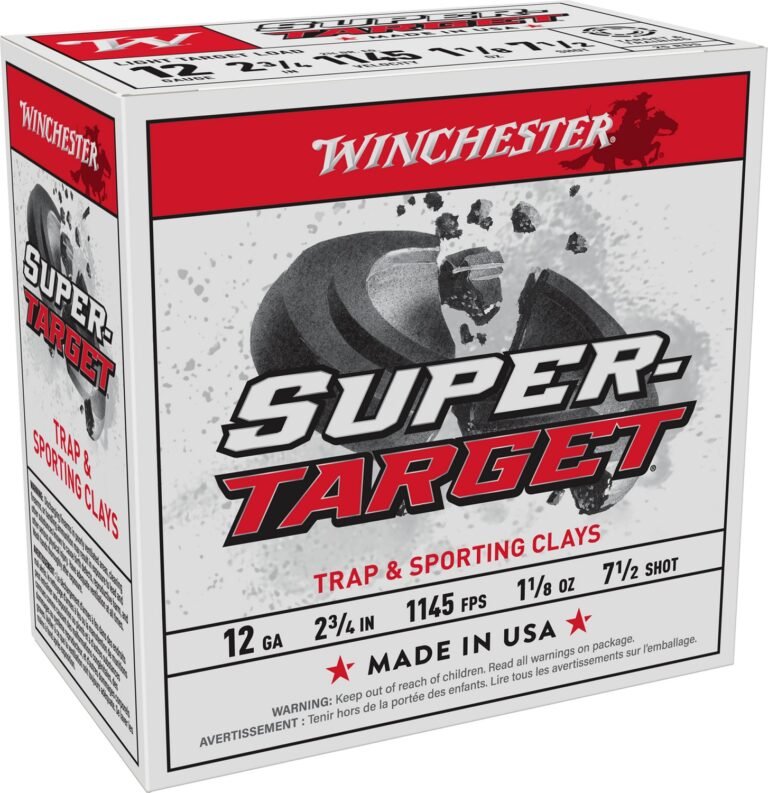 Winchester Super Light Target Load 12 Gauge 2-3/4 in #7.5 Shotgun Shells - 25 Rounds